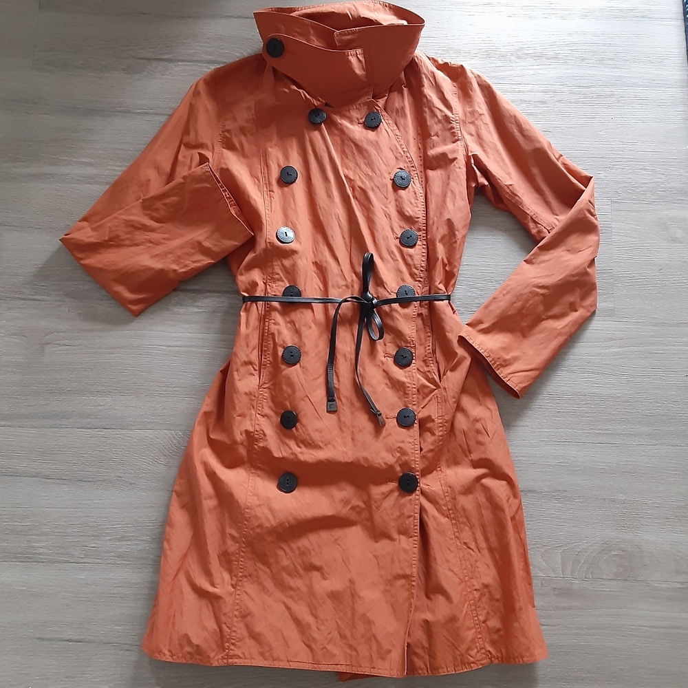 VTG Orange Trench - Wilson's Leather